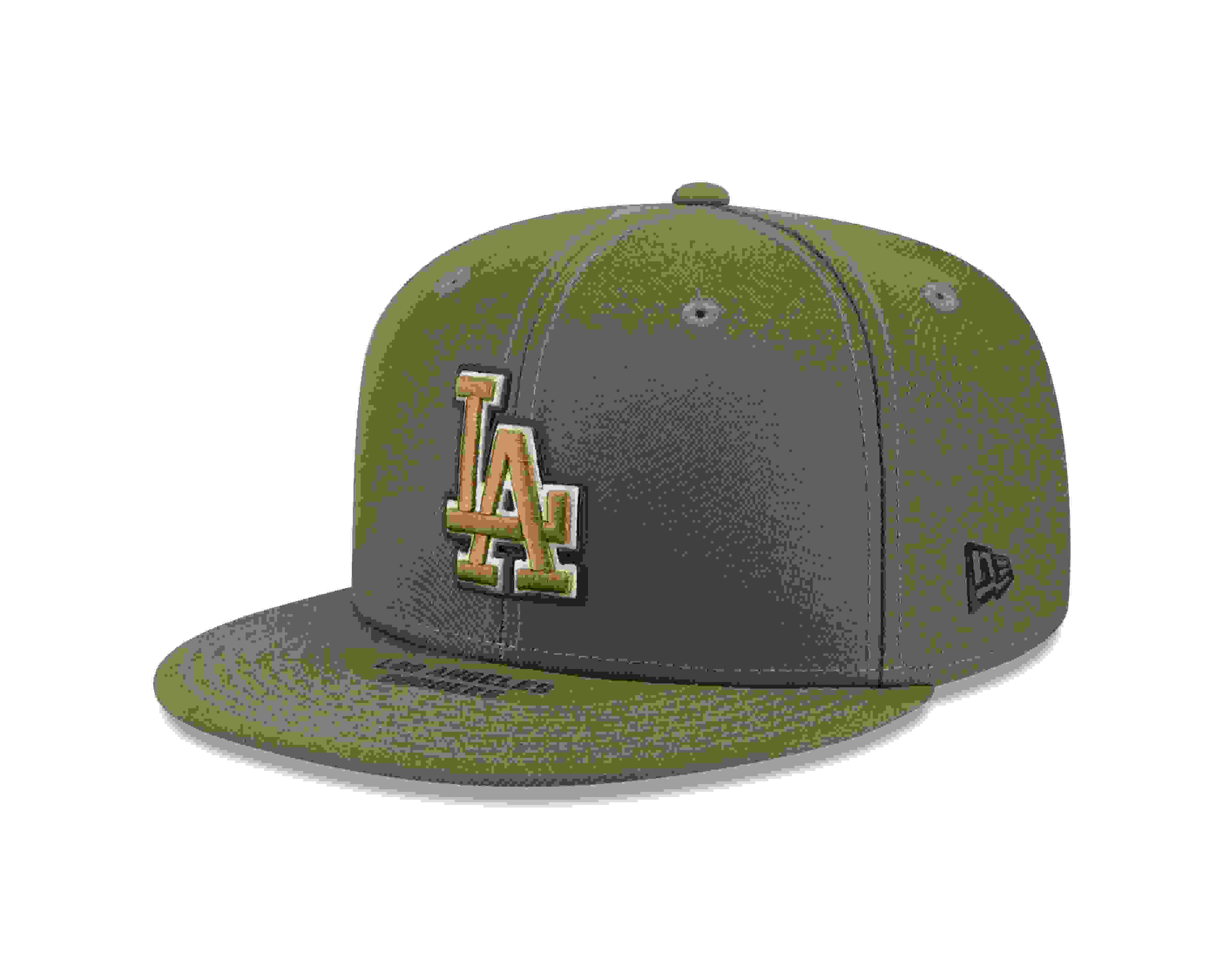 New Era Los Angeles Dodgers 9FIFTY Armed Forces Green Snapback Hat